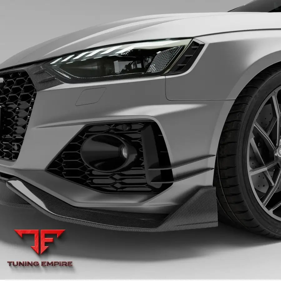 AUDI RS4 B9.5 FACELIFT CARBON FIBER CANARDS - Body Kit