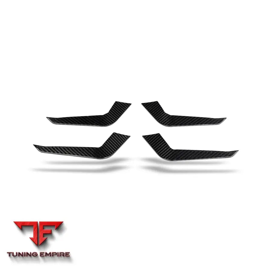 AUDI RS4 B9.5 FACELIFT CARBON FIBER CANARDS - Body Kit