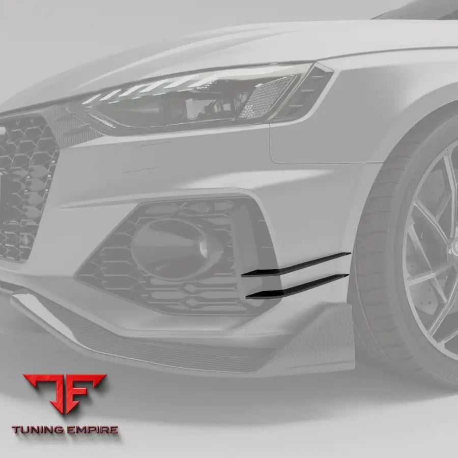 AUDI RS4 B9.5 FACELIFT CARBON FIBER CANARDS - Body Kit