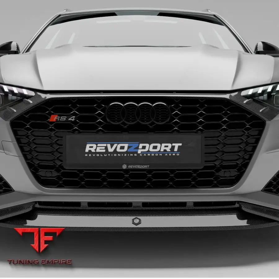 AUDI RS4 B9.5 FACELIFT CARBON FIBER FRONT GRILL - Body Kit