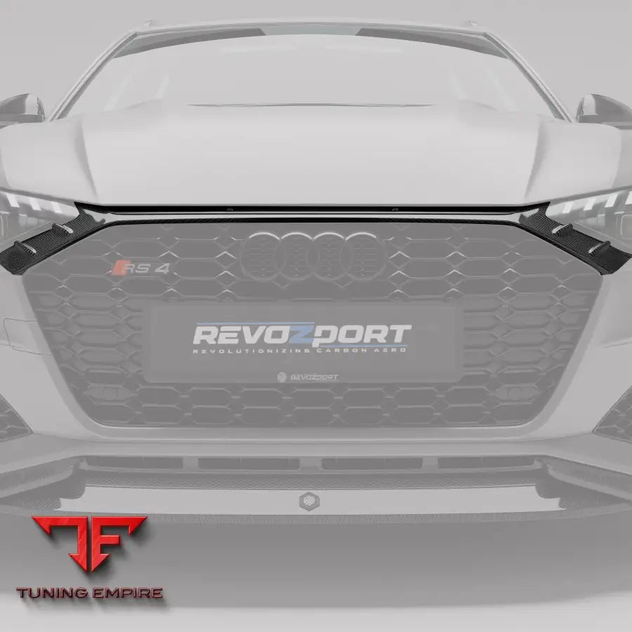 AUDI RS4 B9.5 FACELIFT CARBON FIBER FRONT GRILL - Body Kit