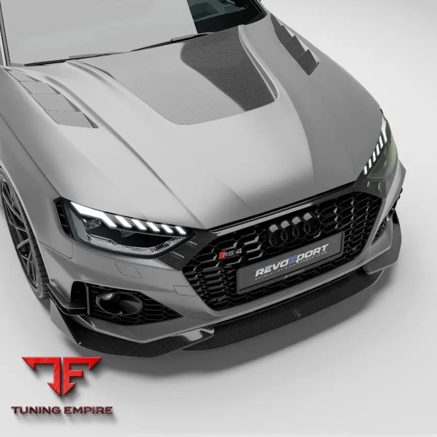 AUDI RS4 B9.5 FACELIFT CARBON FIBER HOOD - Body Kit