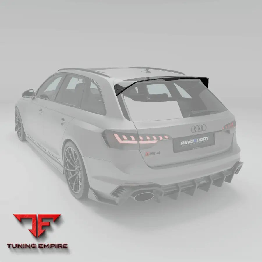 AUDI RS4 B9.5 FACELIFT CARBON FIBER ROOF SPOILER - Body Kit