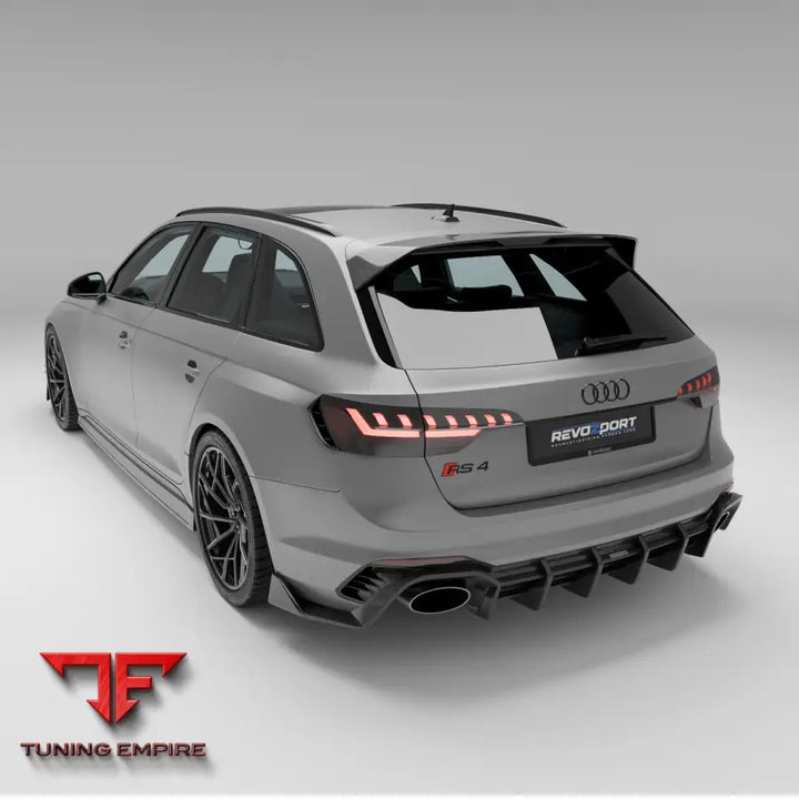 AUDI RS4 B9.5 FACELIFT CARBON FIBER ROOF SPOILER - Body Kit