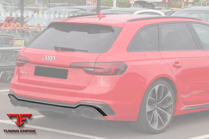 Audi Rs4 B9 Carbon Fiber Rear Diffuser Trim Lip