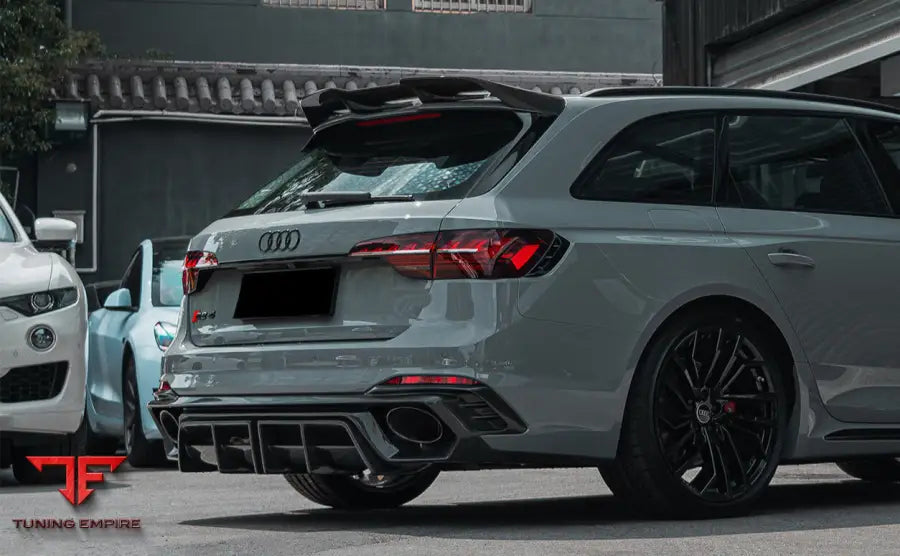 Audi Rs4 B9 Bkss Style Rear Diffuser With Winglets