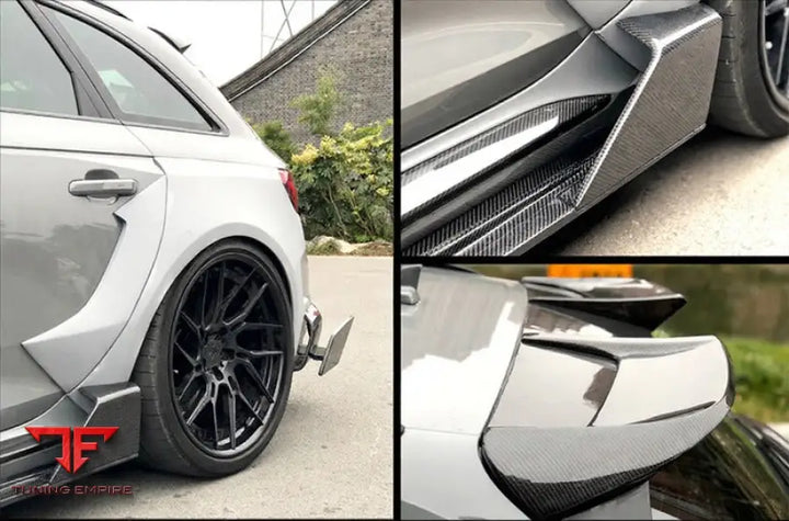 AUDI RS4 CARBON FIBER WIDE BODY KIT PARTS