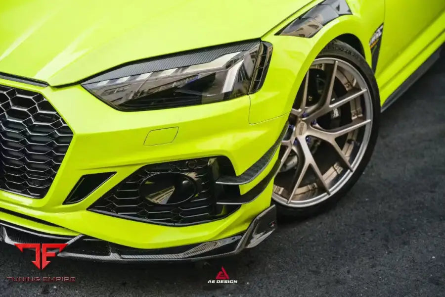 AUDI RS5 B9.5 2020-2025 AE DESIGN V2 FRONT LIP SPLITTER - Front Lip