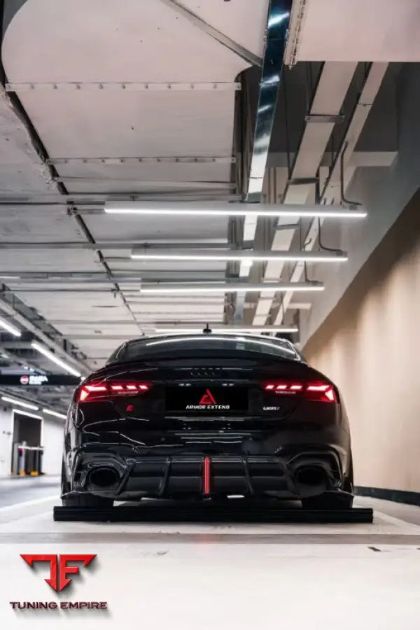 AUDI RS5 B9.5 2020-2025 AE DESIGN V2 REAR DIFFUSER & CANARDS - Rear Diffuser