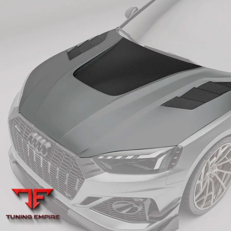 AUDI RS5 B9.5 COUPE CARBON FIBER HOOD - Body Kit