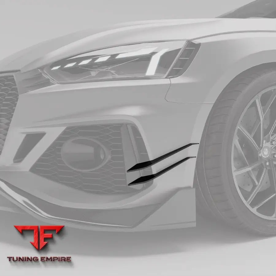 AUDI RS5 B9.5 FACELIFT SPORTBACK CARBON FIBER CANARDS - Body Kit