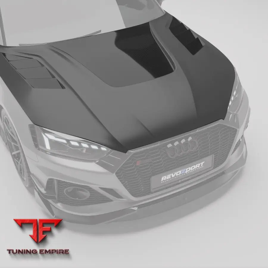 AUDI RS5 B9.5 FACELIFT SPORTBACK CARBON FIBER HOOD - Body Kit