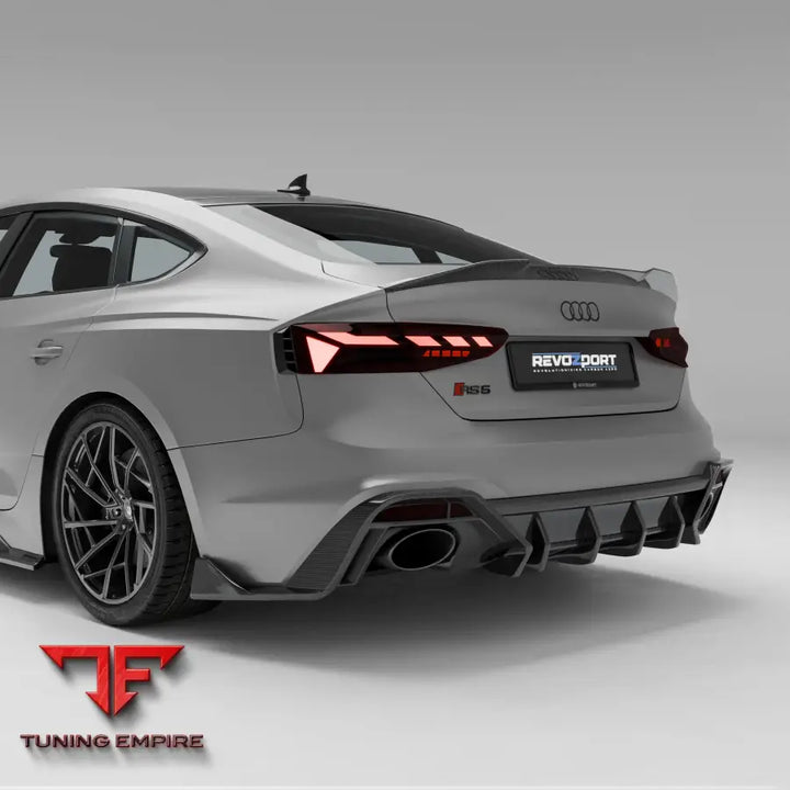 AUDI RS5 B9.5 FACELIFT SPORTBACK CARBON FIBER REAR DIFFUSER - Body Kit