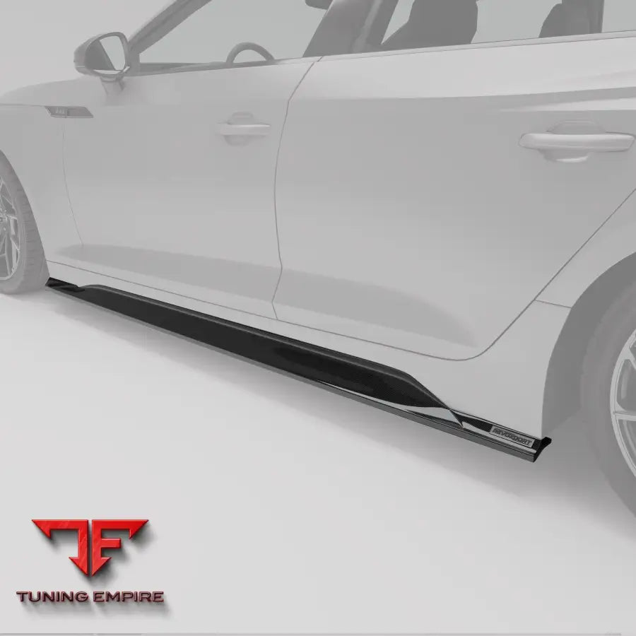 AUDI RS5 B9.5 FACELIFT SPORTBACK CARBON FIBER SIDE SKIRTS - Body Kit