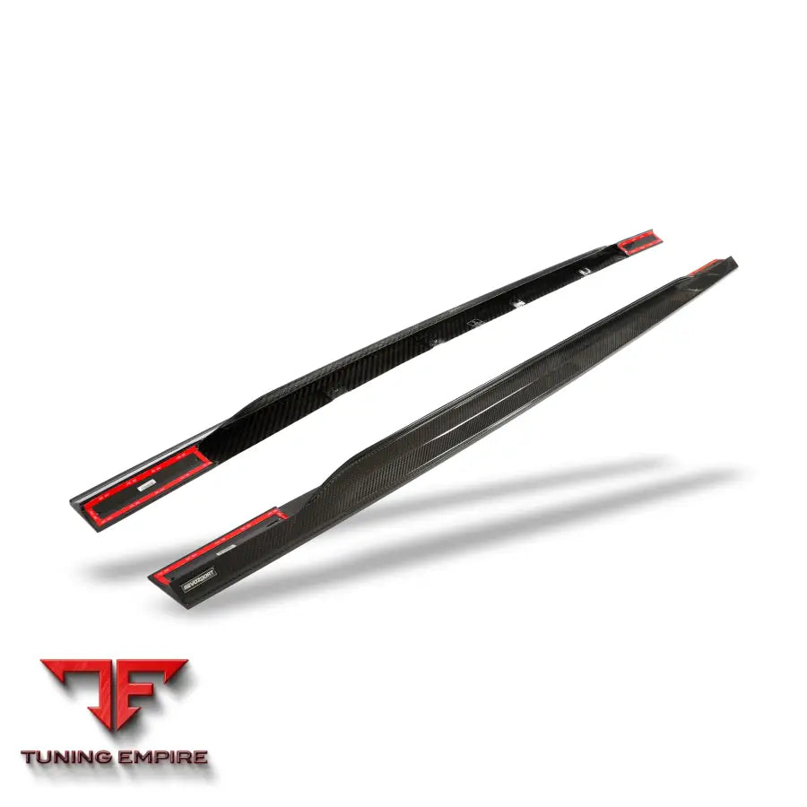 AUDI RS5 B9.5 FACELIFT SPORTBACK CARBON FIBER SIDE SKIRTS - Body Kit