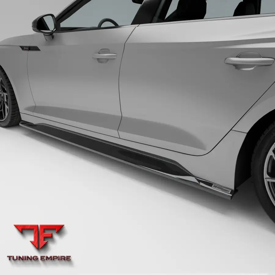 AUDI RS5 B9.5 FACELIFT SPORTBACK CARBON FIBER SIDE SKIRTS - Body Kit