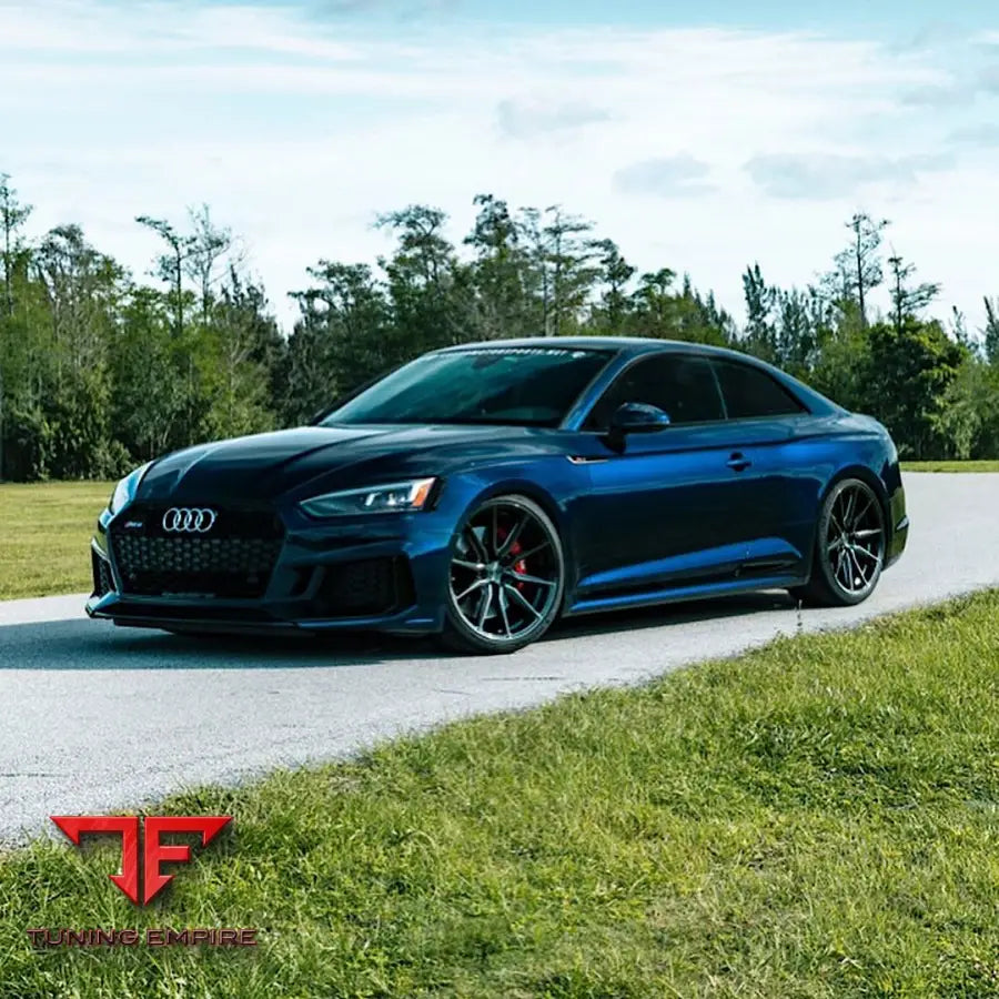 AUDI RS5 VOSSEN HF-3 DOUBLE TINTED GLOSS BLACK WHEELS