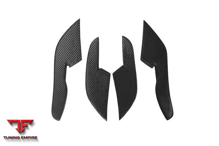 Audi Rs6 Avant Bs Style Carbon Fiber Front Bumper Canards