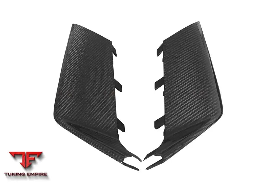 Audi Rs6 Avant Carbon Fiber Front Bumper Caps