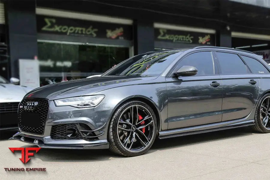 Audi Rs6 C7 Avant Bs Style Front Bumper Canards