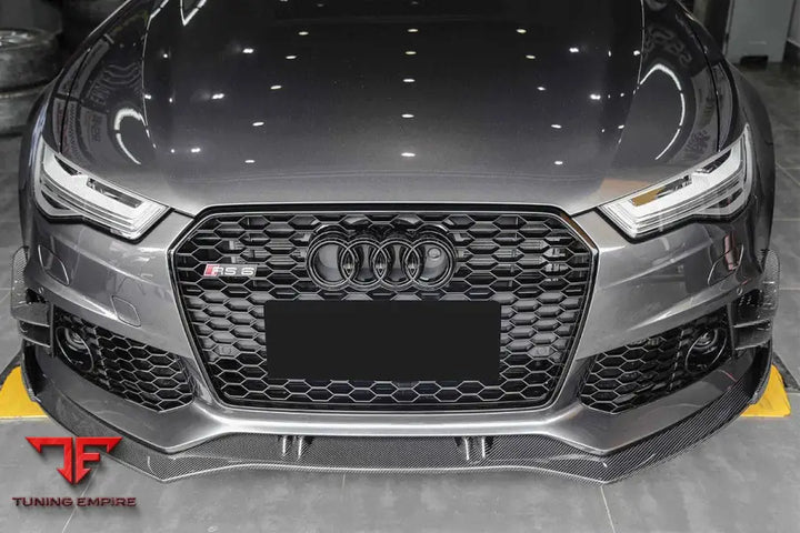 Audi Rs6 C7 Avant Bs Style Front Bumper Canards