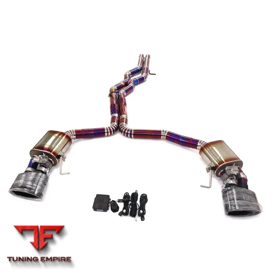 AUDI RS6 C8 4.0T TITANIUM CATBACK RAZOR EXHAUST SYSTEM WITH MUFFLER VALVE
