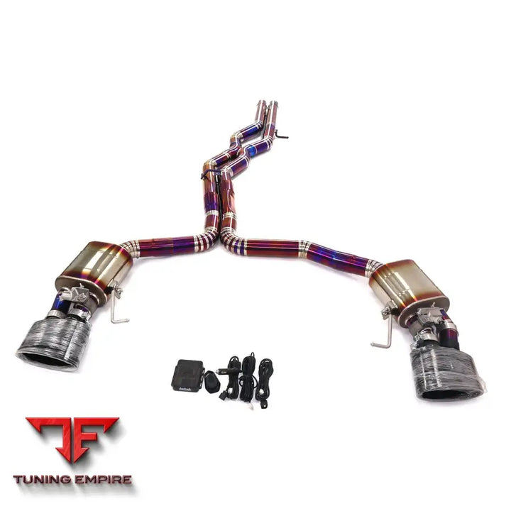 AUDI RS6 C8 4.0T TITANIUM CATBACK RAZOR EXHAUST SYSTEM WITH MUFFLER VALVE
