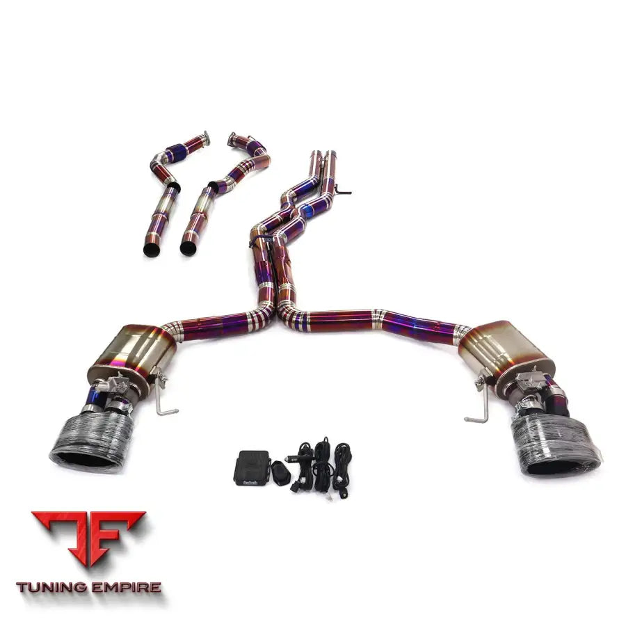 AUDI RS6 C8 4.0T TITANIUM CATBACK RAZOR EXHAUST SYSTEM WITH MUFFLER VALVE