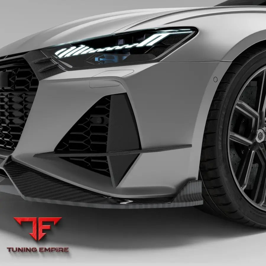 AUDI RS6 C8 CARBON FIBER CANARDS - Body Kit