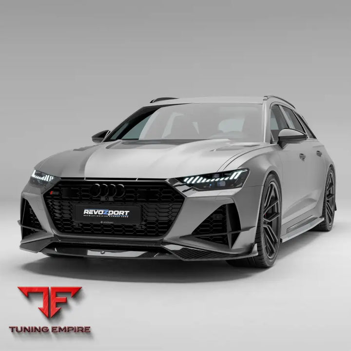 AUDI RS6 C8 CARBON FIBER FRONT LIP - Body Kit