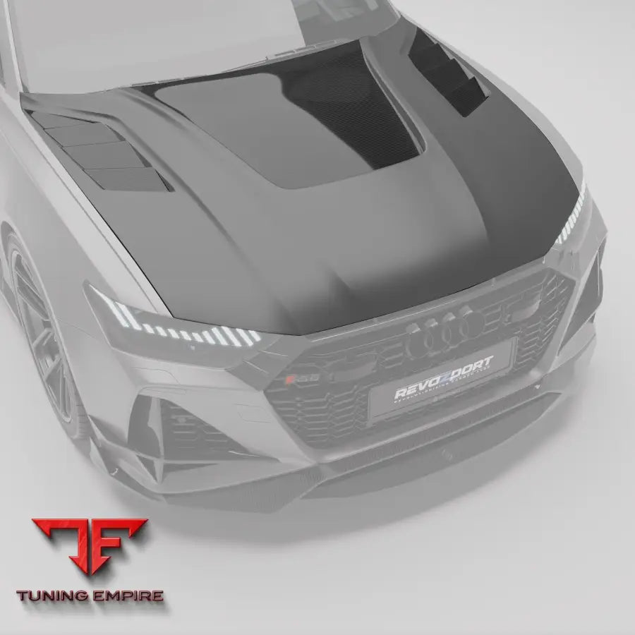 AUDI RS6 C8 CARBON FIBER HOOD - Body Kit