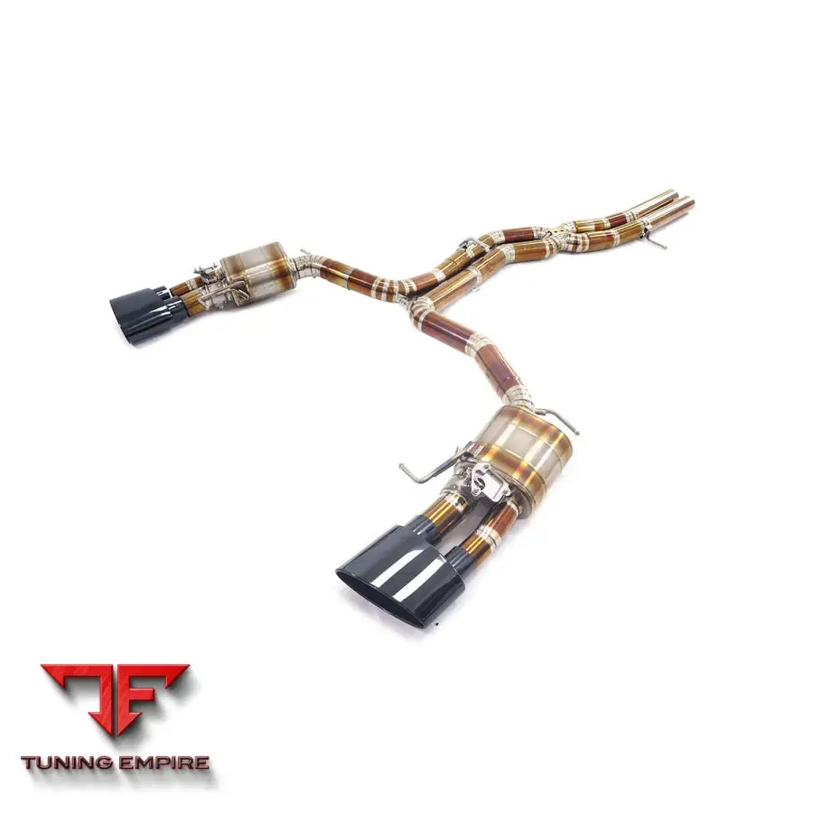 AUDI RS6 RS7 C8 TITANIUM CATBACK RAZOR EXHAUST SYSTEM WITH MUFFLER VALVE