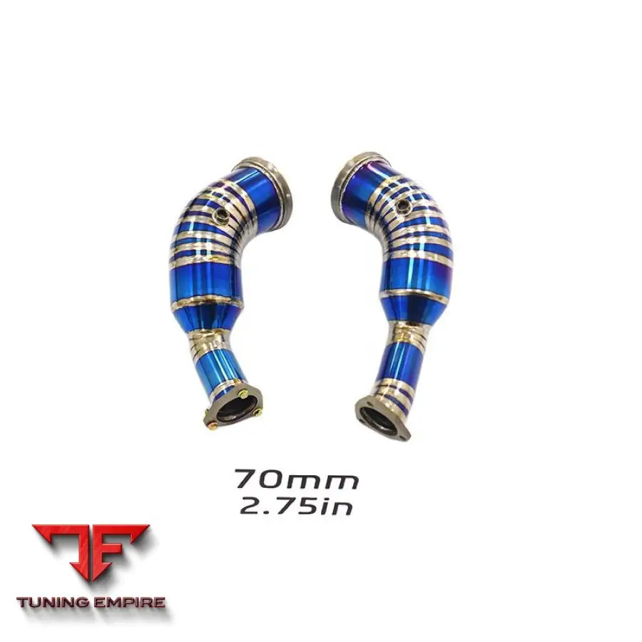 AUDI RS6 RS7 C8 TITANIUM RAZOR EXHAUST DOWNPIPES