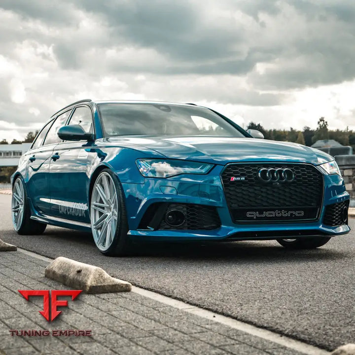 AUDI RS6 VOSSEN CV10 SILVER POLISHED WHEELS