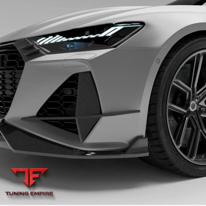 AUDI RS7 C8 CARBON FIBER CANARDS - Body Kit