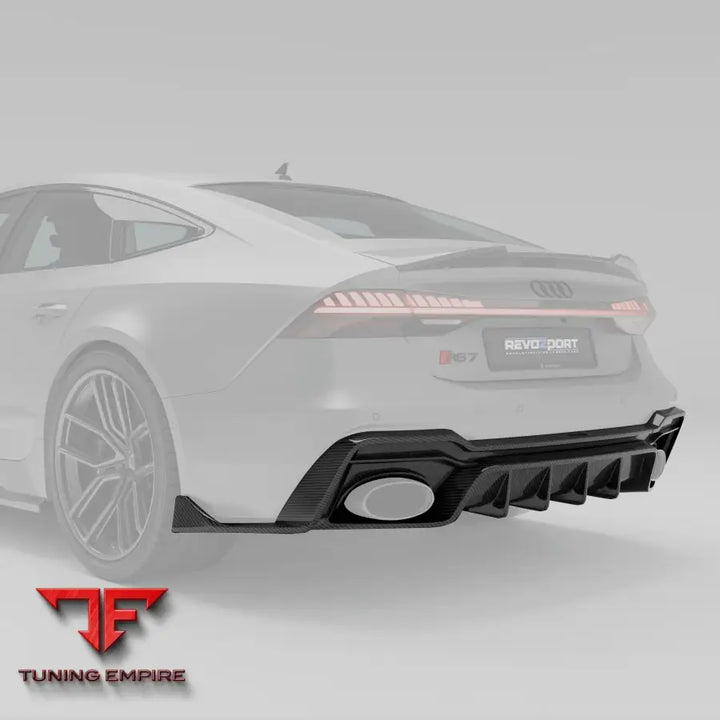 AUDI RS7 C8 CARBON FIBER REAR DIFFUSER - Body Kit