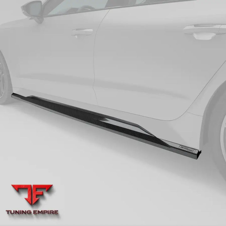 AUDI RS7 C8 CARBON FIBER SIDE SKIRTS - Body Kit
