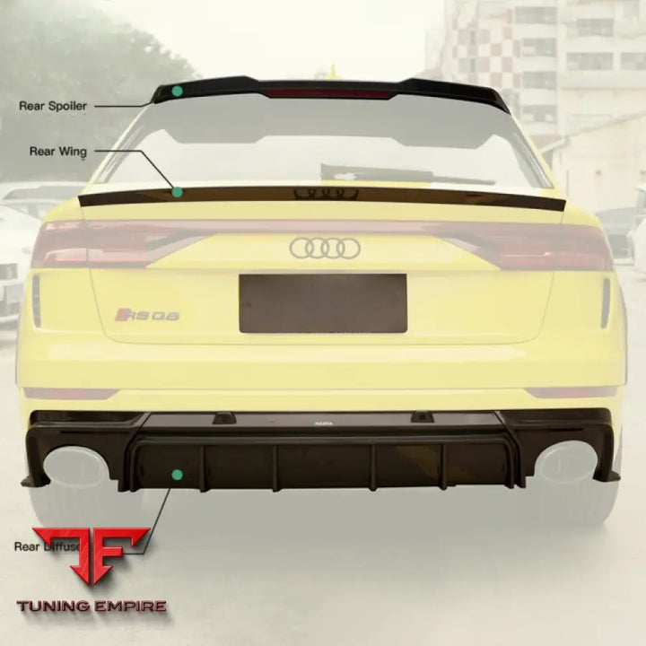 AUDI RSQ8 DRY CARBON FIBER BODY KIT PARTS