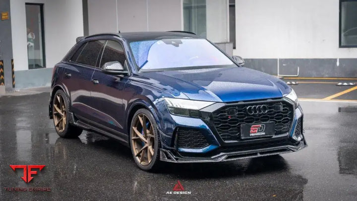 AUDI RSQ8 PRE-FACELIFT 2020-2024 AE STYLE FRONT BUMPER CANARDS - Body Trim