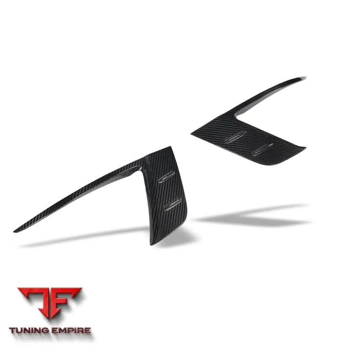 AUDI RSQ8 PRE-LCI CARBON FIBER REAR BUMPER CANARDS