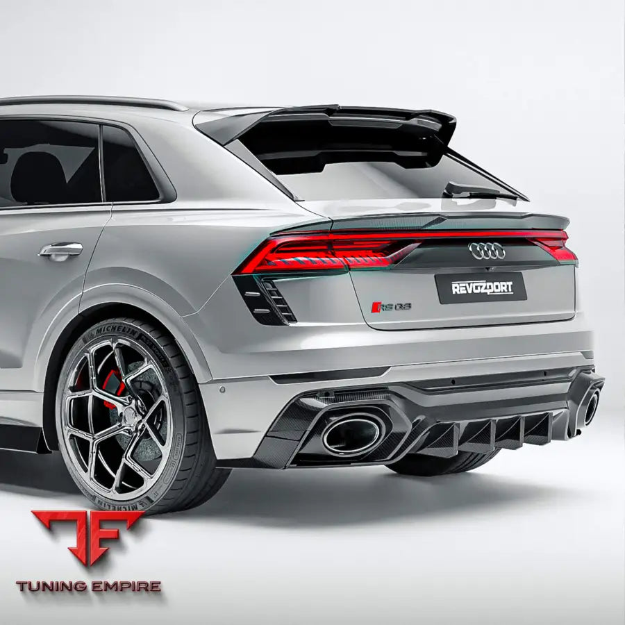 AUDI RSQ8 PRE-LCI CARBON FIBER REAR DIFFUSER