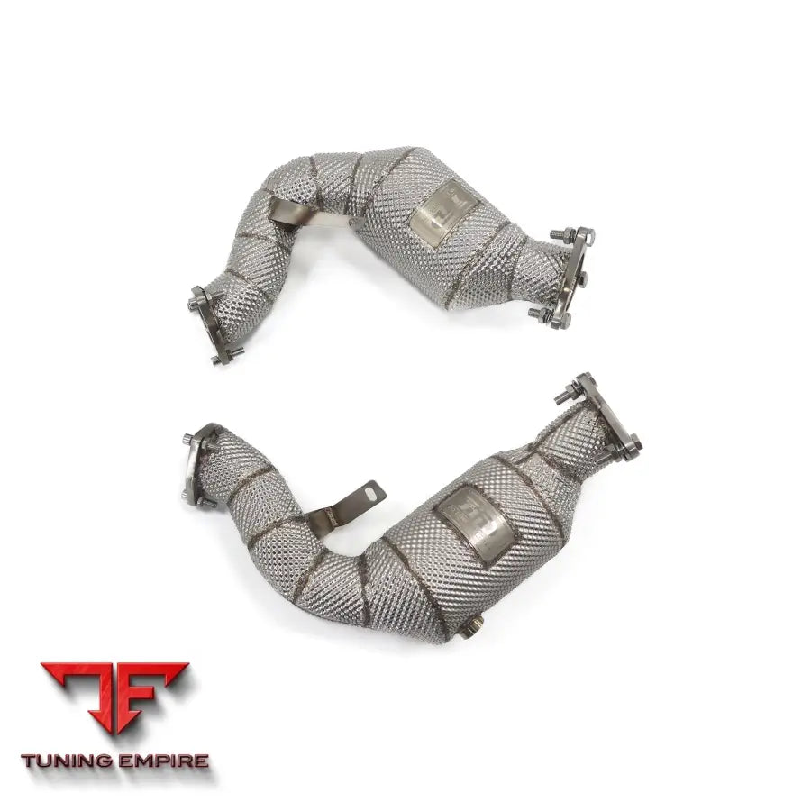 AUDI S4/S5 B8 4.2L STAINLESS STEEL RAZOR DOWNPIPE WITH HEAT SHIELD PIPE