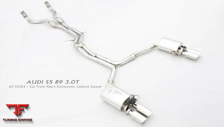 Audi S5 B9 3.0T All Ss304 Valvetronic Exhaust System