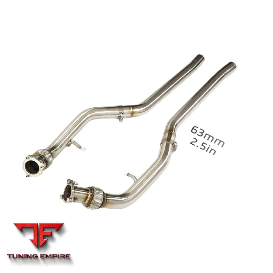 AUDI S6 S7 C8 2.9T STAINLESS STEEL EXHAUST FRONT PIPE