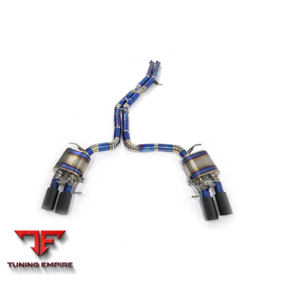 AUDI S6 S7 C8 2.9T TITANIUM CATBACK RAZOR EXHAUST SYSTEM WITH MUFFLER VALVE