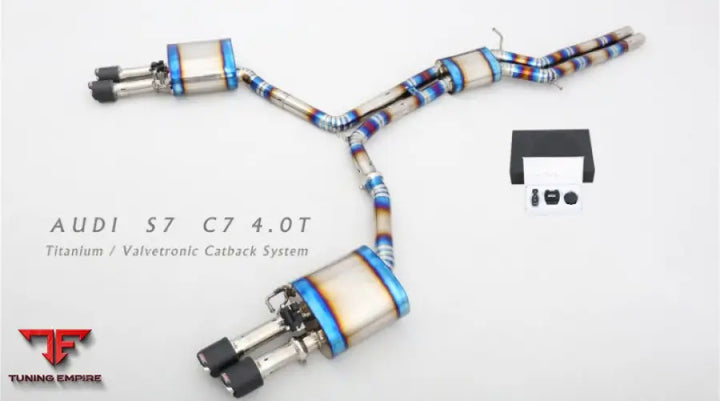 Audi S7 C7 4.0T Titanium Valvetronic Exhaust System