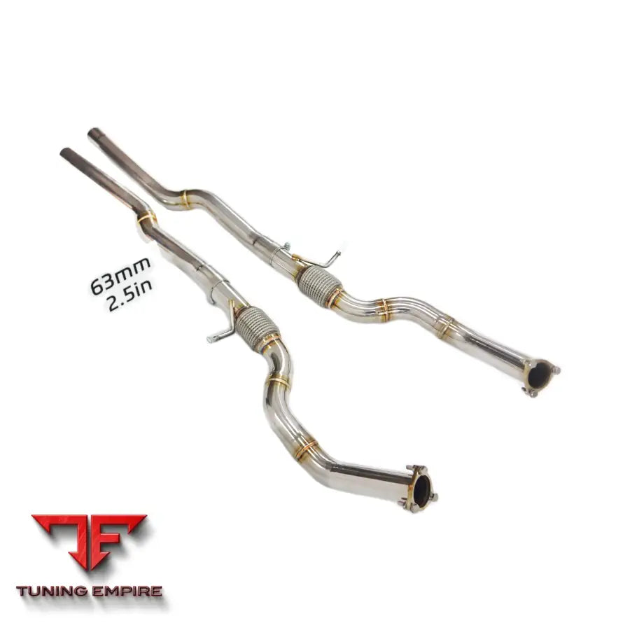 AUDI S8 D4 4.0T STAINLESS STEEL EXHAUST FRONT PIPE