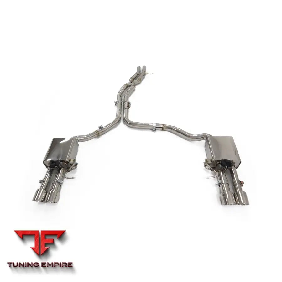 AUDI S8 D4 4.0T V8 STAINLESS STEEL CATBACK RAZOR EXHAUST WITH MUFFLER VALVE