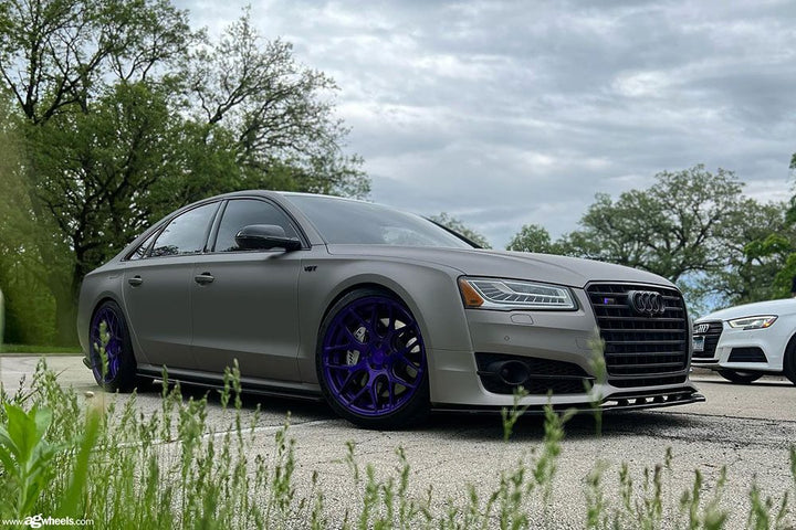 AUDI S8 on custom forged wheels