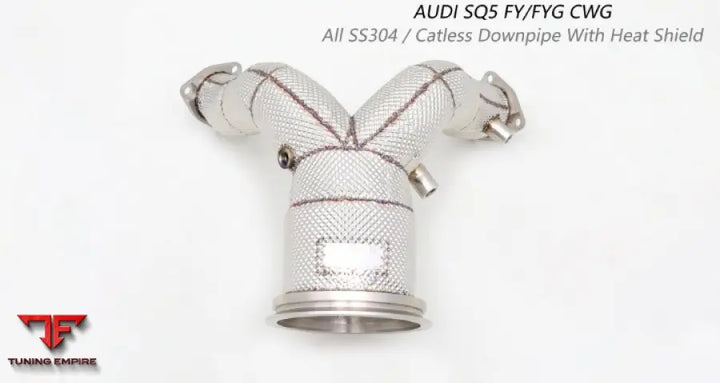 Audi Sq5 Fy/Fyg Cwg All Ss304 Cat Downpipe With Heat Shield Exhaust System